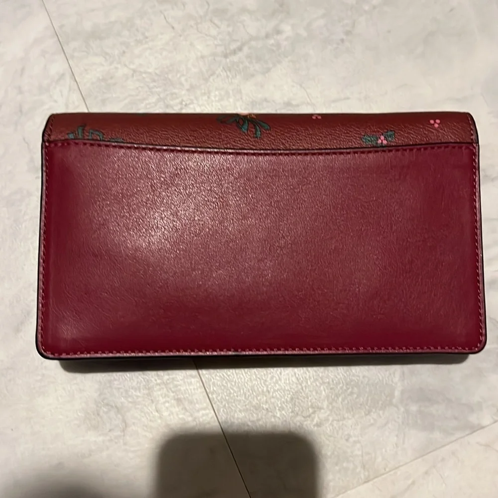 Coach Holiday Bells Crossbody bag Wallet Clutch coated canvas Collectible NWT